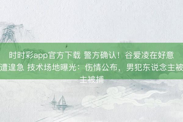 時時彩app官方下載 警方確認!谷愛凌在好意思遭遑急 技術(shù)場地曝光:傷情公布,男犯東說念主被捕